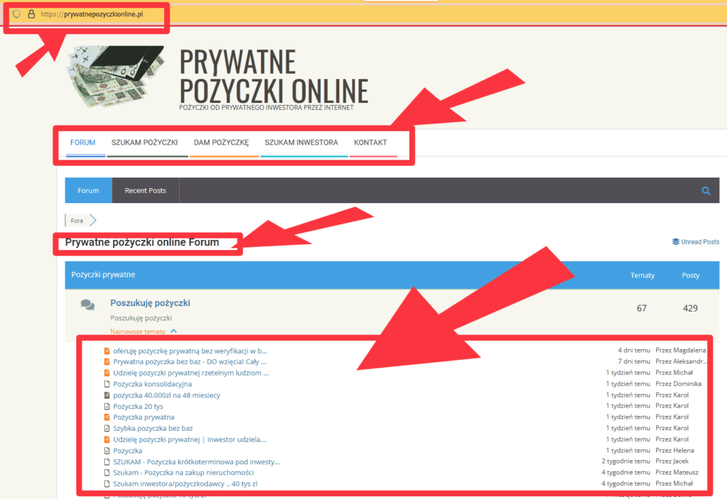 "Prywatne pożyczki online" (prywatnepozyczkionline)